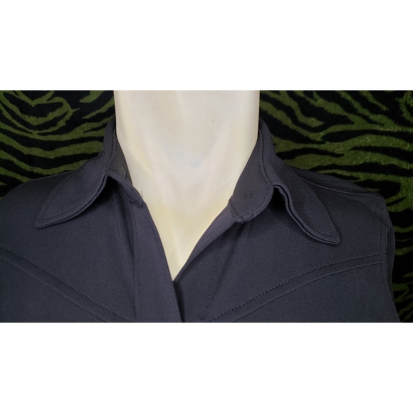 Button up collared midi dress - Picture 2 of 6